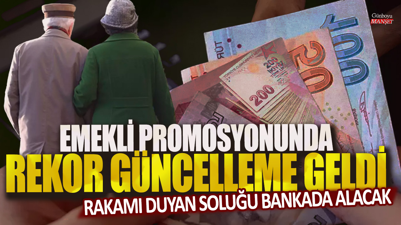 Rakamı duyan soluğu bankada alacak! Emekli promosyonunda rekor güncelleme geldi