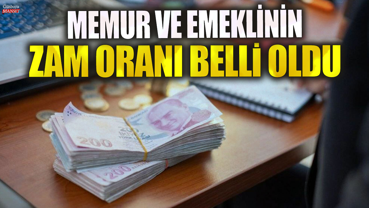 Son dakika... Memur ve emeklinin zam oranı belli oldu