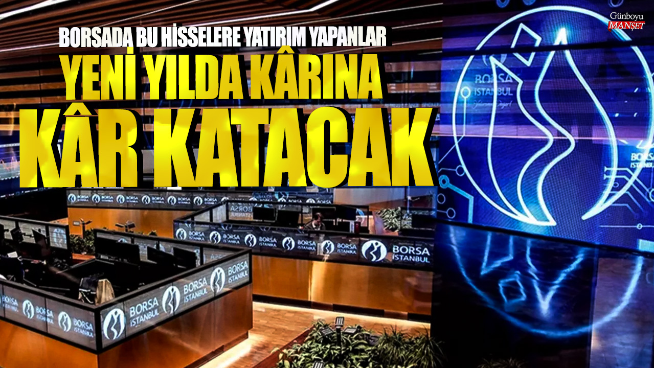 Borsada bu hisselere yatırım yapanlar yeni yılda kârına kâr katacak