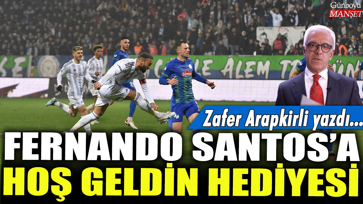 Fernando Santos'a hoşgeldin hediyesi: Zafer Arapkirli yazdı...