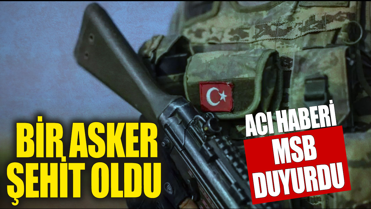 Son dakika... Pençe-Kilit operasyonu bölgesinde 1 asker şehit oldu