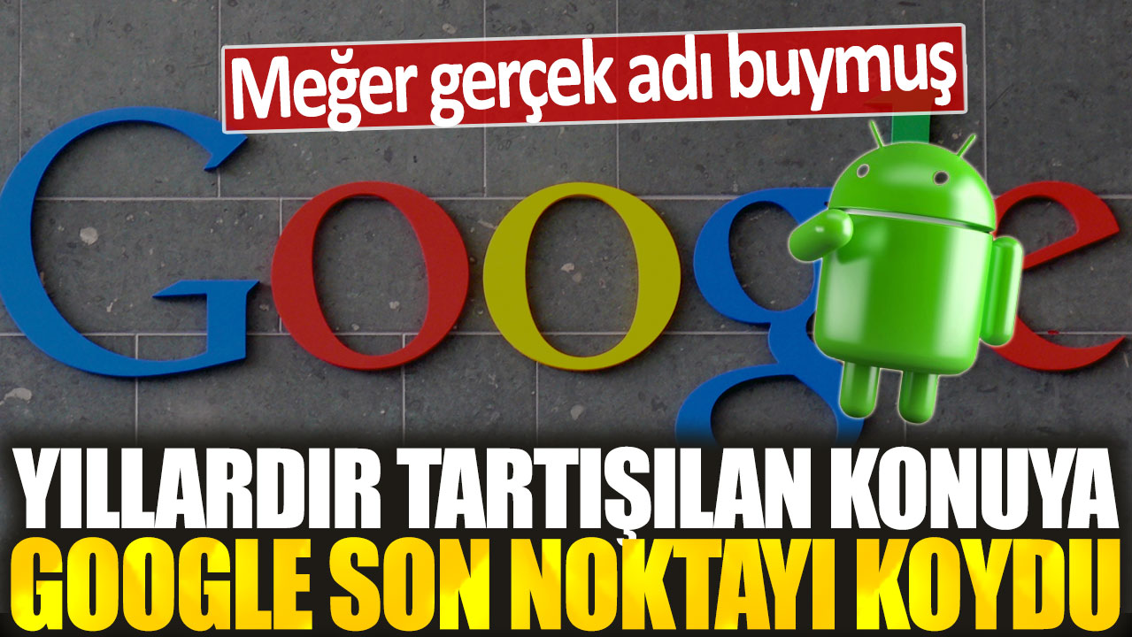 Yıllardır tartışılan konuya Google son noktayı koydu: Android robotunun adını açıkladı