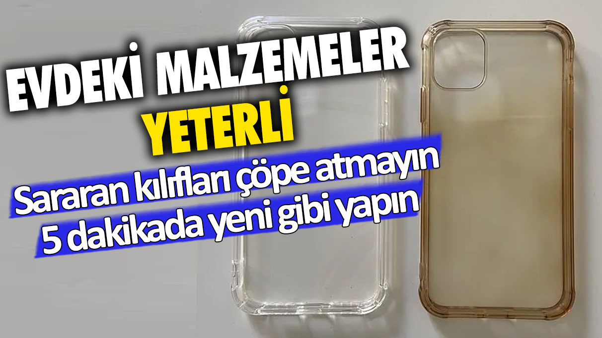 Evdeki malzemeler yeterli: Sararan kılıfları çöpe atmayın... 5 dakikada yepyeni yapın