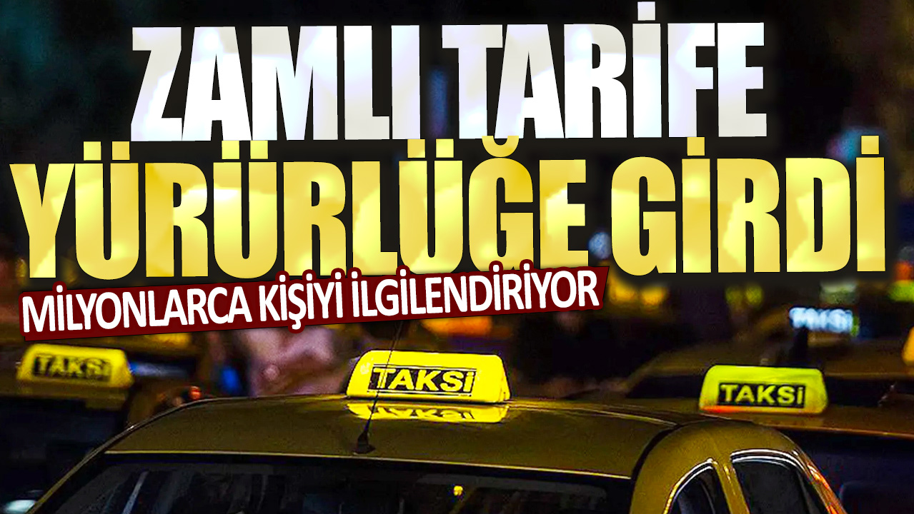 Milyonlarca kişiyi ilgilendiriyor:  Zamlı tarife yürürlüğe girdi