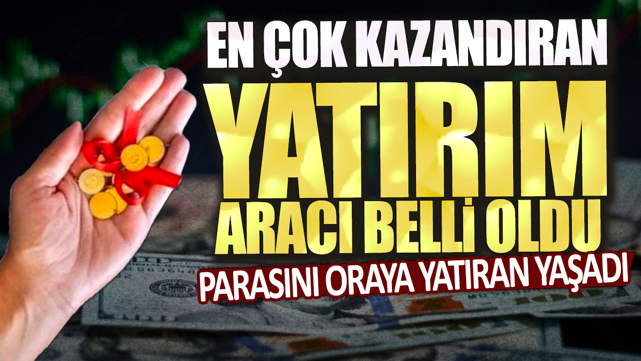 Parasını oraya yatıran yaşadı: En çok kazandıran yatırım aracı belli oldu