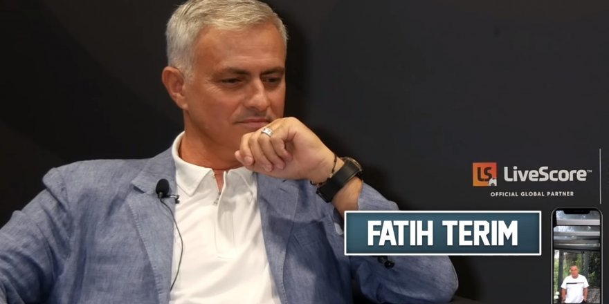 Jose Mourinho'dan Fatih Terim itirafı