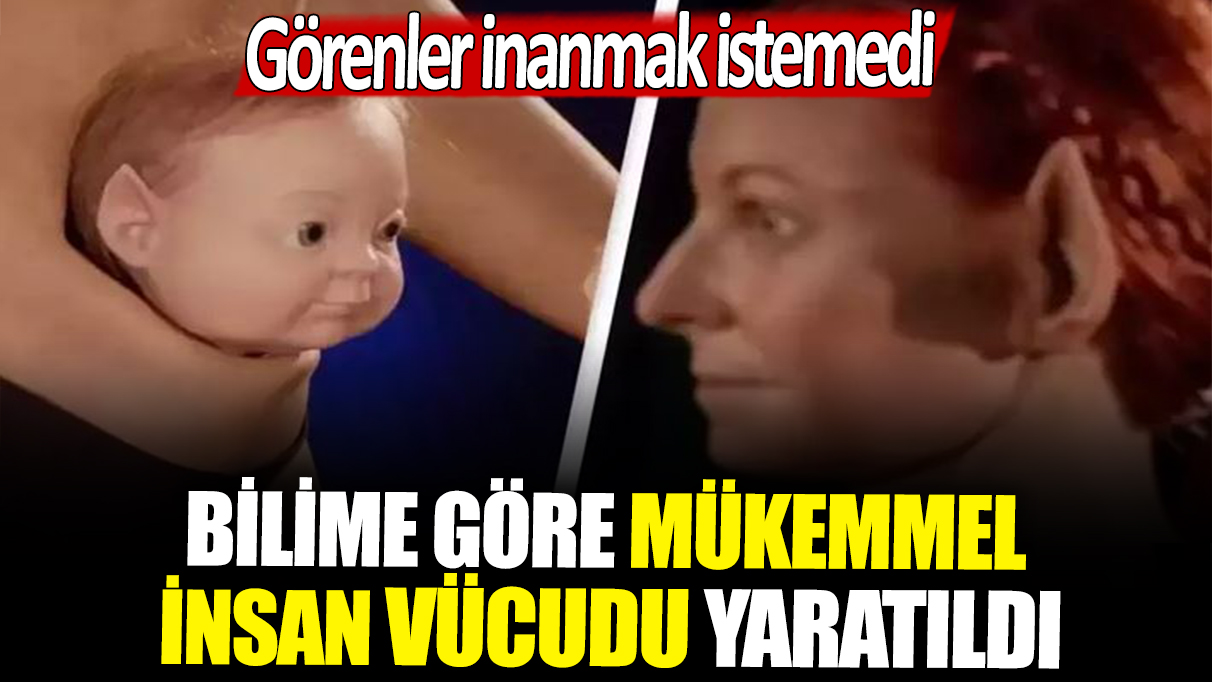 Bilime göre mükemmel insan vücudu yaratıldı: Görenler inanmak istemedi