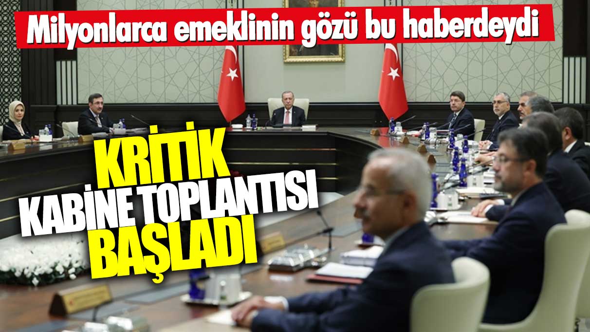 Yılın ilk Kabine toplantısı başladı