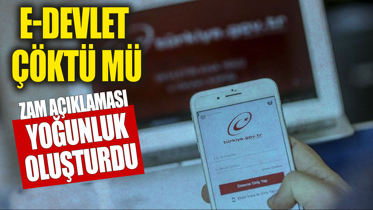 Emekli zammı açıklandı e-Devlet çöktü