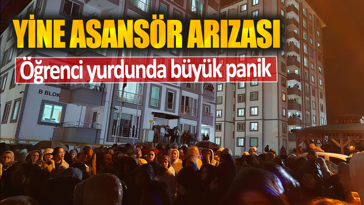 Ordu’da kız öğrenci yurdunda asansör arızası: Öğrenciler panik yaşadı