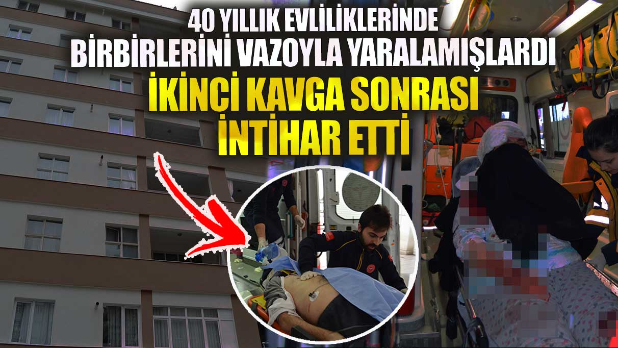 40 yıl sonra ilk kavgalarında birbirlerini vazoyla yaralamışlardı! İkinci kavga sonrası intihar etti