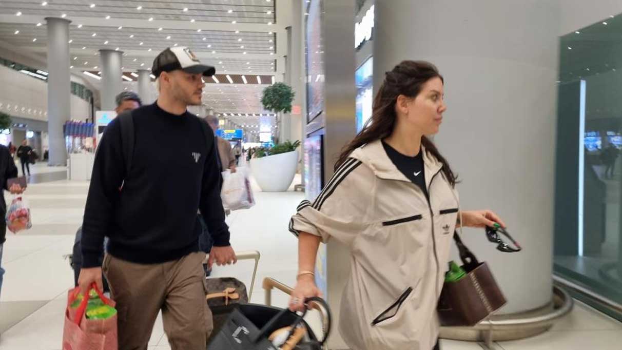 Mauro Icardi, İstanbul'a geldi