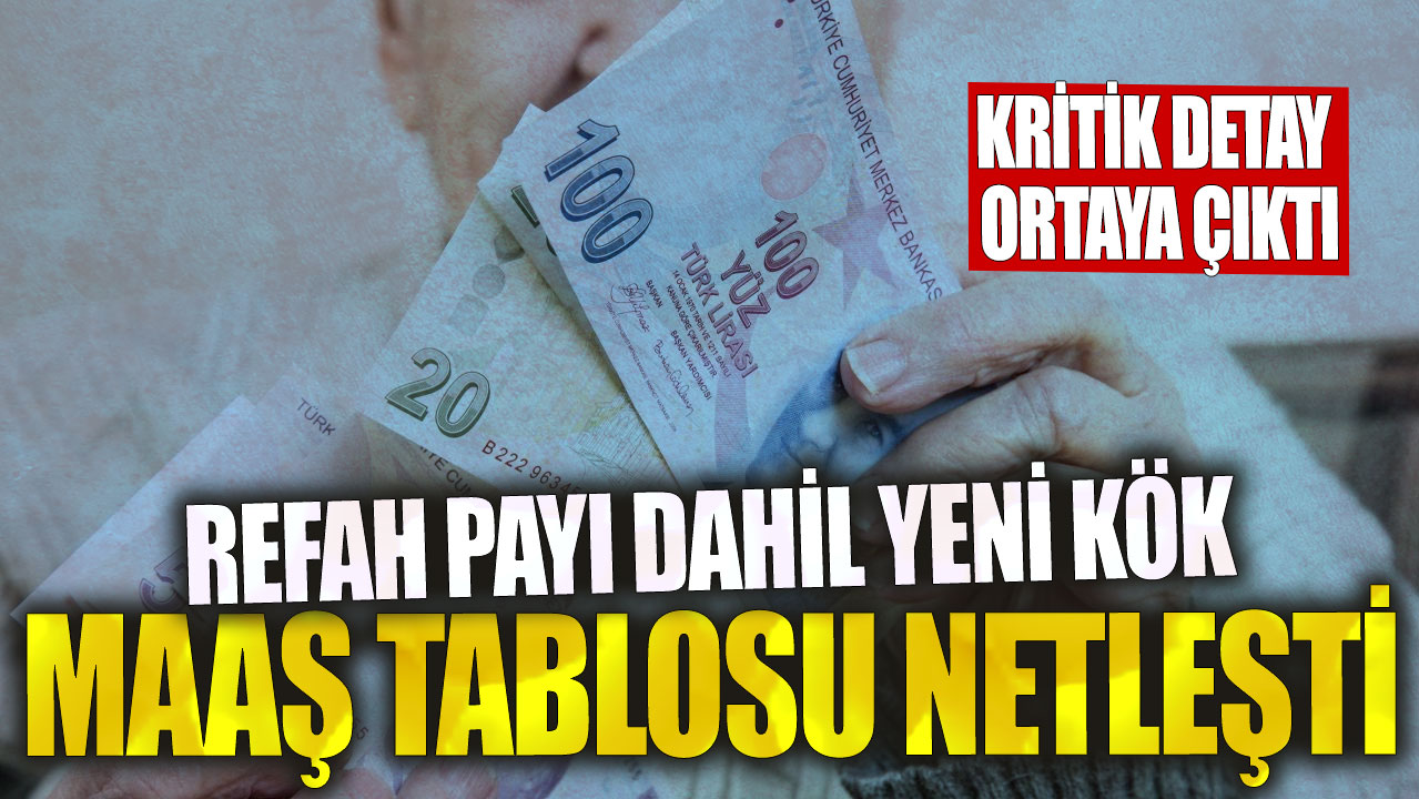 SSK, Bağ-Kur, 4A, 4B ve 4C'liler dikkat! Refah payı dahil yeni kök maaş tablosu netleşti: Kritik detay ortaya çıktı