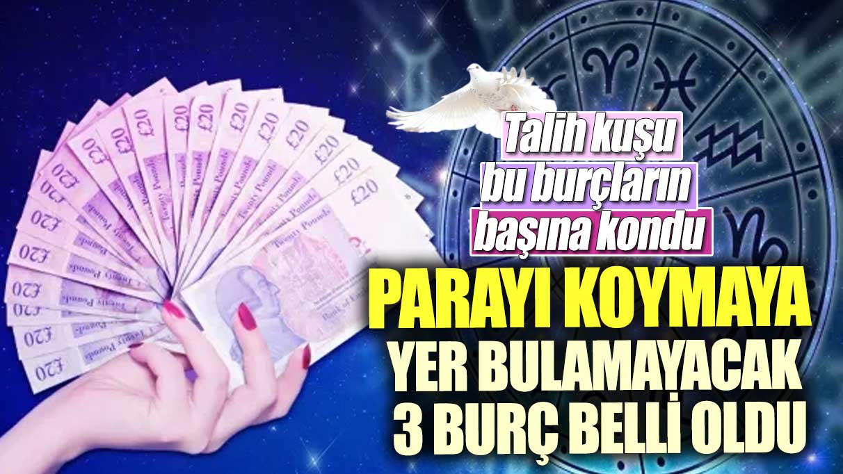 Parayı koymaya yer bulamayacak 3 burç belli oldu! Talih kuşu bu burçların başına kondu