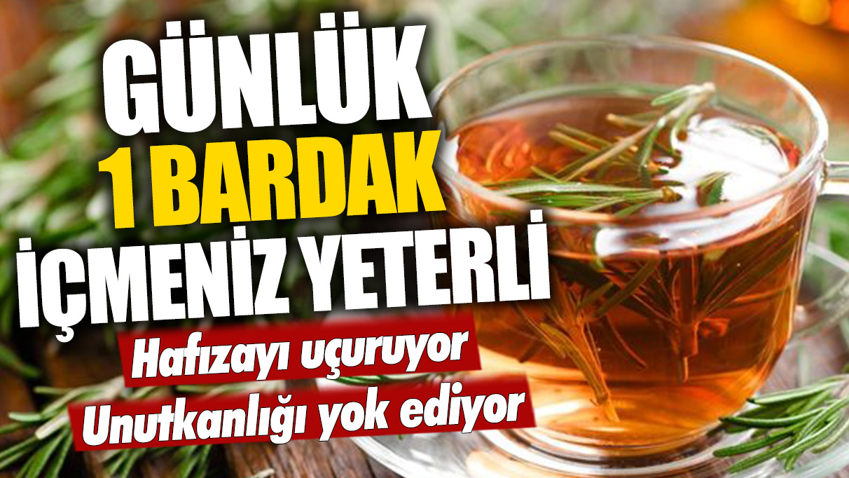 Günlük 1 bardak içmeniz yeterli: Hafızayı uçuruyor... Unutkanlığı yok ediyor