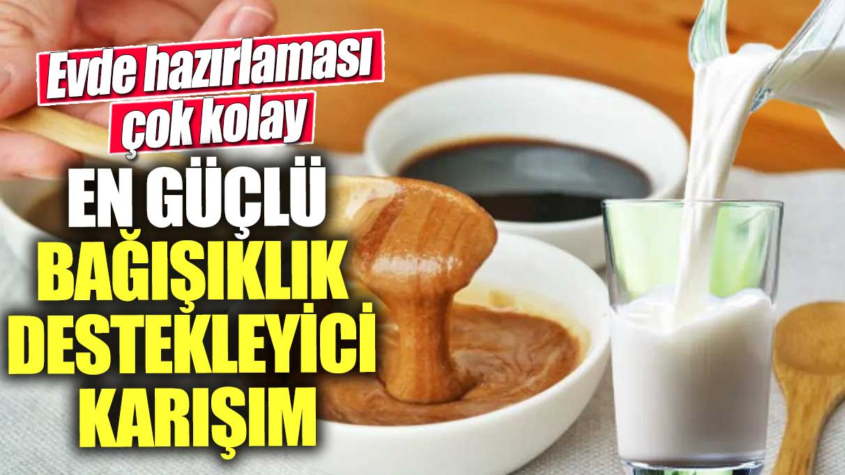 Evde hazırlaması çok kolay! En güçlü bağışıklık destekleyici karışım