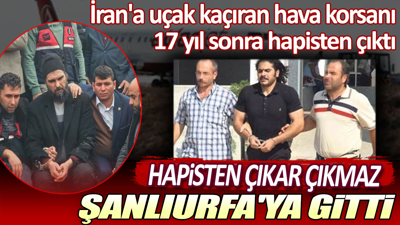 İran'a uçak kaçırmak isteyen hava korsanı 17 yıl sonra hapisten çıktı: Hapisten çıkar çıkmaz neden Şanlıurfa'ya gitti