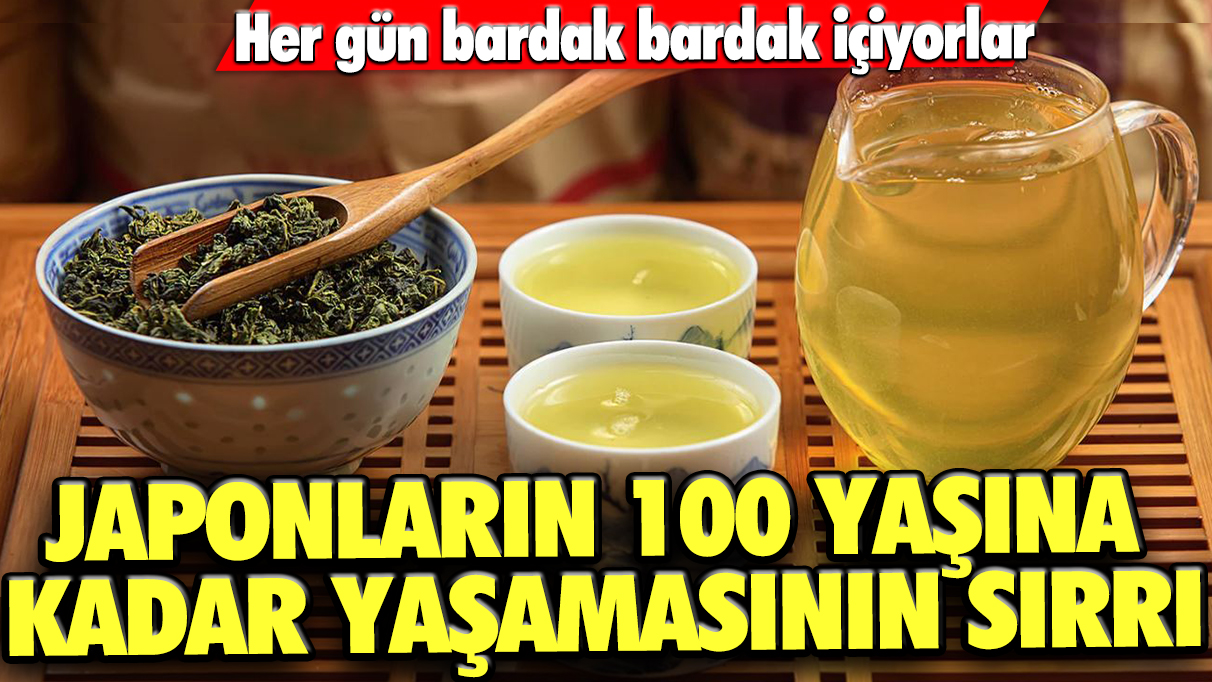 Japonların 100 yaşına kadar yaşamasının sırrı: Her gün bardak bardak içiyorlar