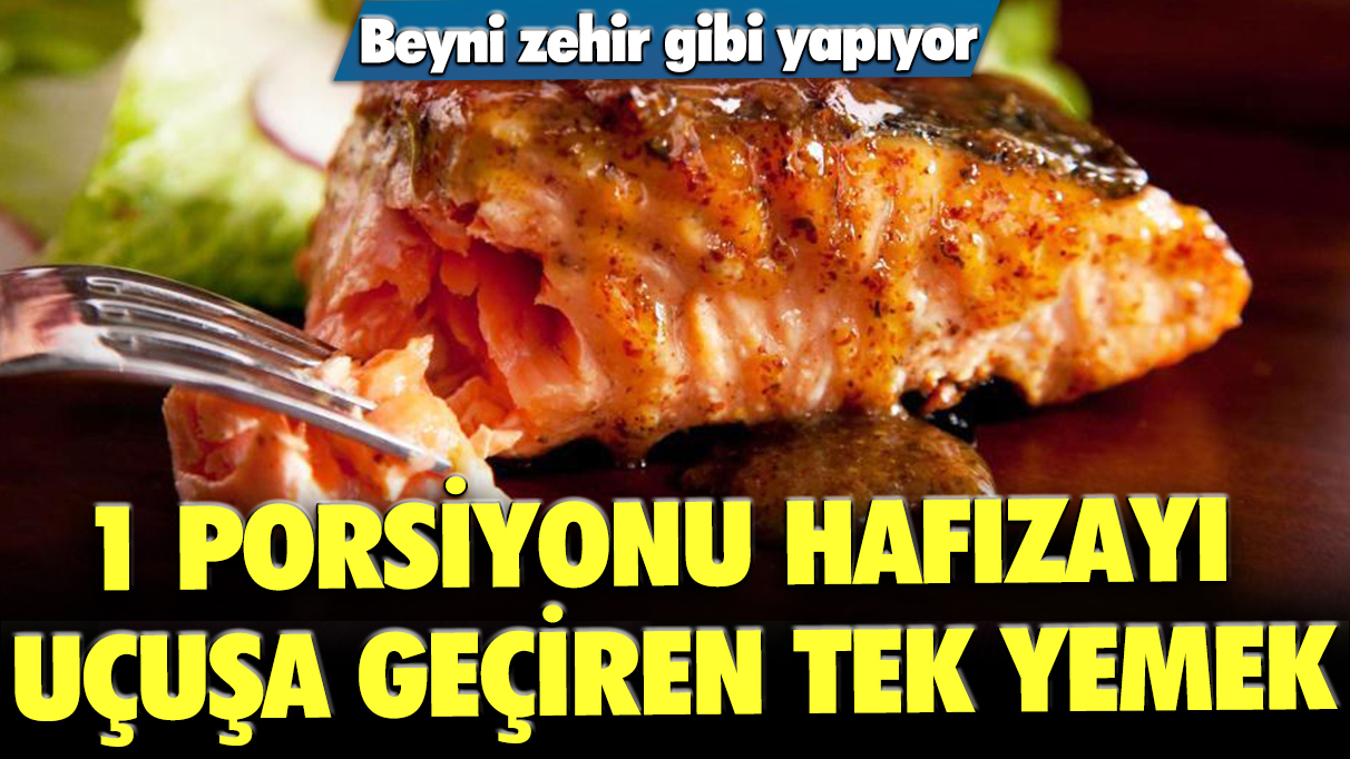 1 porsiyonu hafızayı uçuşa geçiren tek yemek, beyni zehir gibi yapıyor!