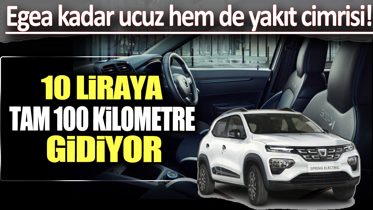 Hem ucuz hem yakıtta çok verimli: 10 TL'ye 100 kilometre gidiyor!