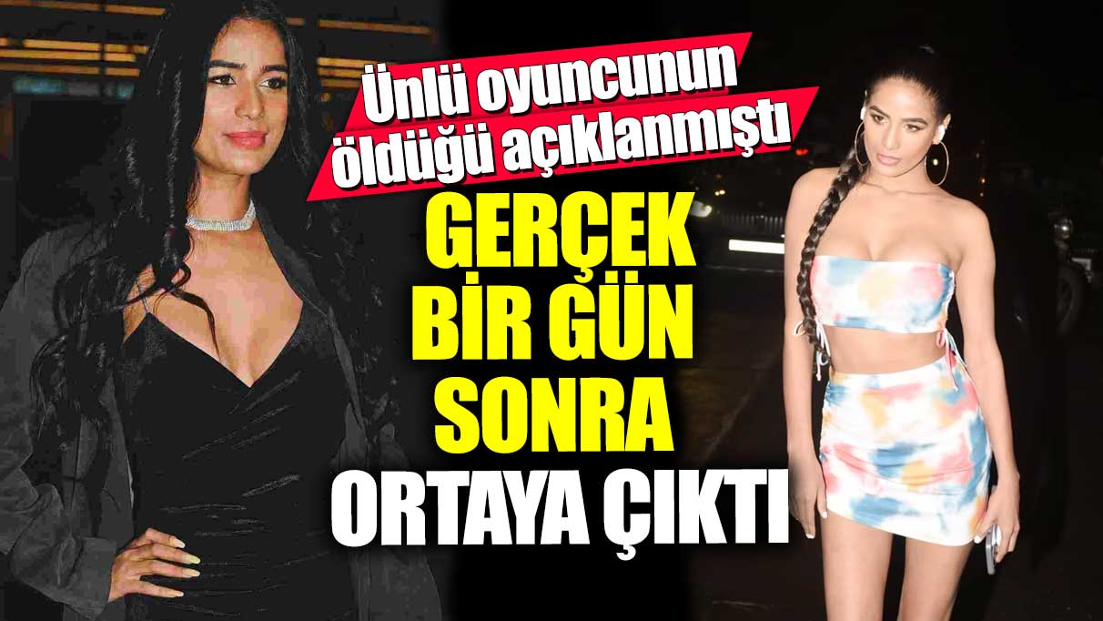 Ünlü oyuncu Poonam Pandey'in öldüğü açıklanmıştı! Gerçek bir gün sonra ortaya çıktı