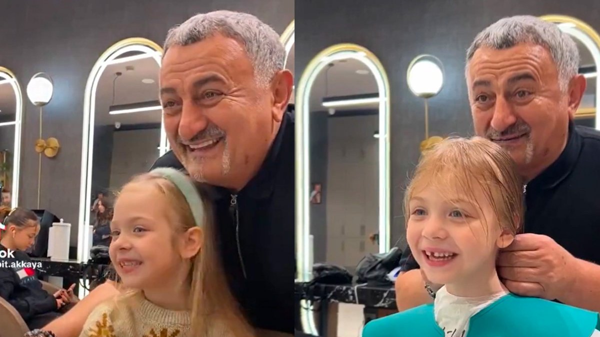 Kuaföre giden çocuğun videosu gündem oldu