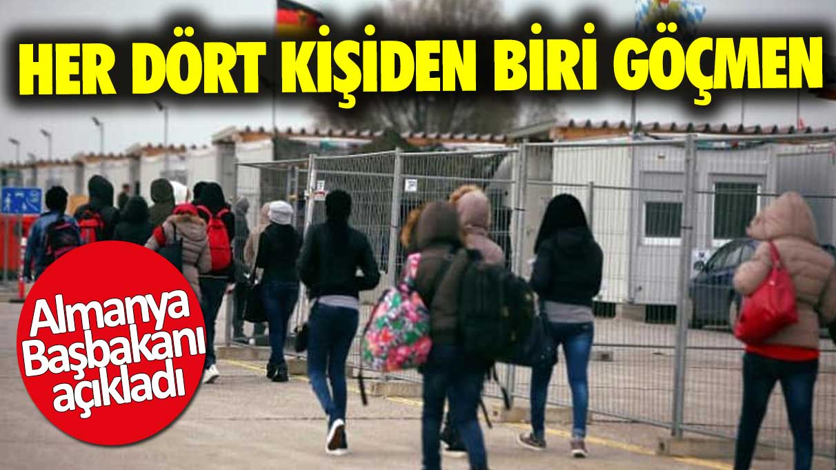 Almanya'da her 4 kişiden biri göçmen