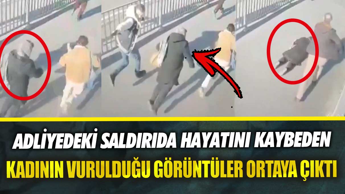 Adliyedeki saldırıda hayatını kaybeden Dilfıraz Karataş’ın vurulduğu görüntüler ortaya çıktı