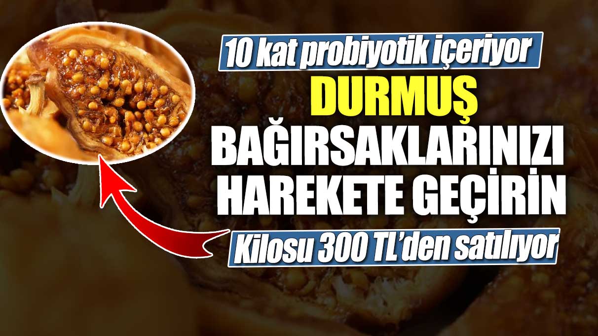 Kilosu 300 TL’den satılıyor... Durmuş bağırsaklarınızı harekete geçirin! 10 kat probiyotik içeriyor