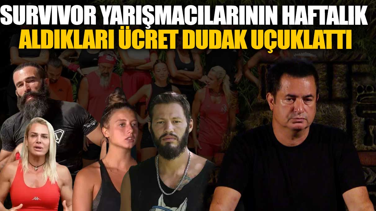 Survivor yarışmacılarının haftalık aldıkları ücret dudak uçuklattı!