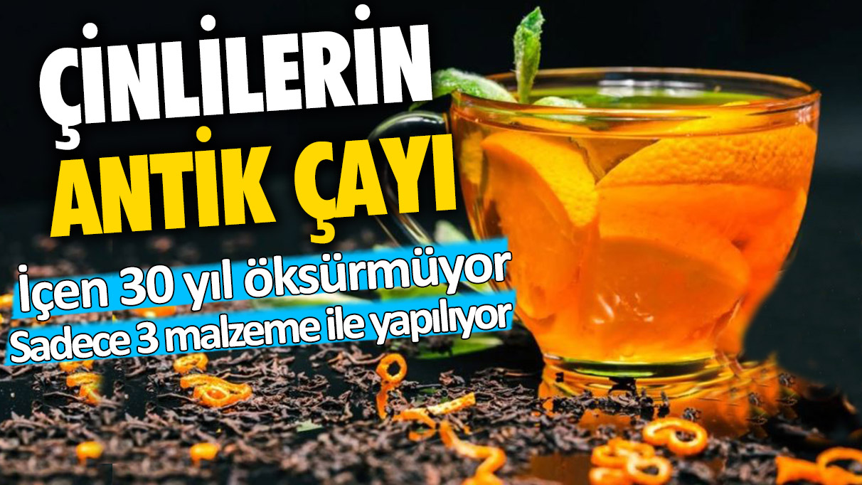 Çin'de asırlardır kullanılıyor: İçen 30 yıl boyunca öksürmüyor! Sadece 3 malzeme ile yapılıyor