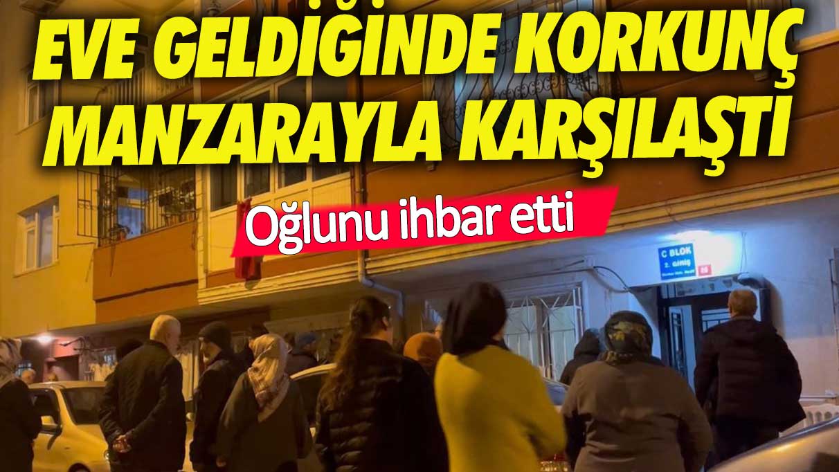 Bağcılar’da korkunç cinayet! Annesini öldürdü