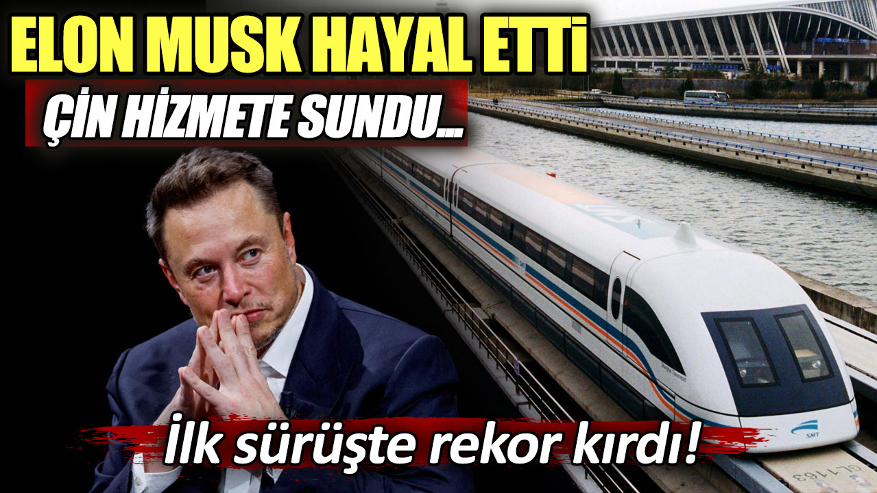 Elon Musk hayal etti, Çin hizmete sundu... İlk sürüşte rekor kırdı!