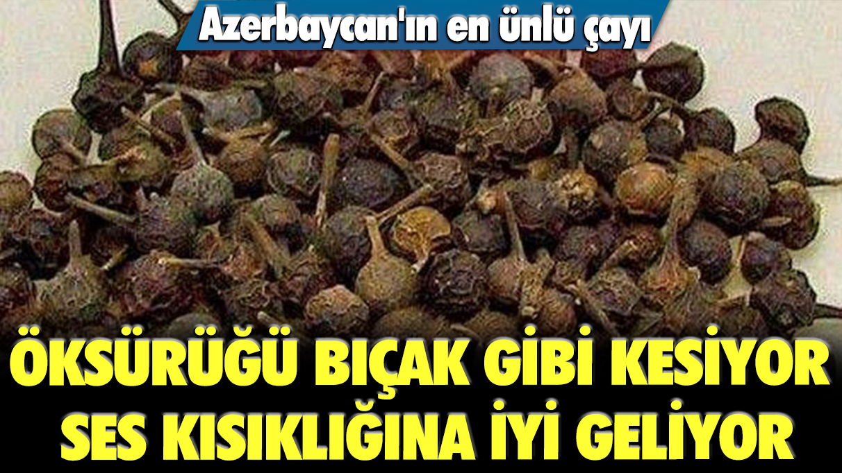 Azerbaycan'ın en ünlü çayı: Öksürüğü bıçak gibi kesiyor, ses kısıklığına iyi geliyor