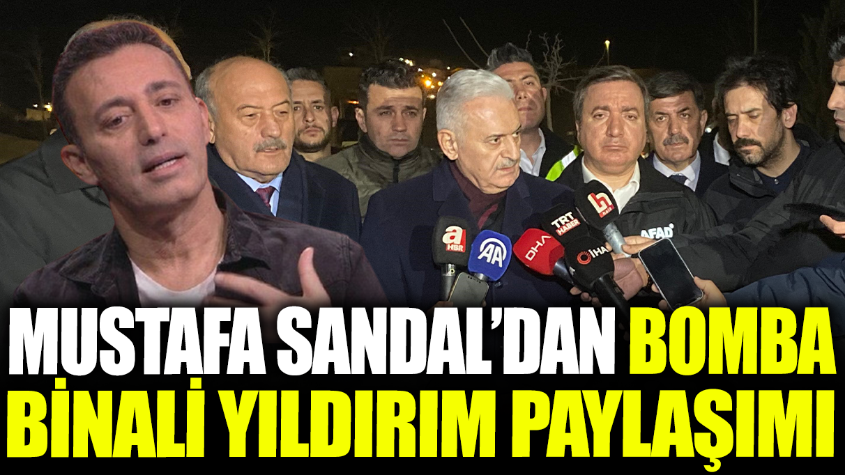 Mustafa Sandal'dan bomba Binali Yıldırım paylaşımı!