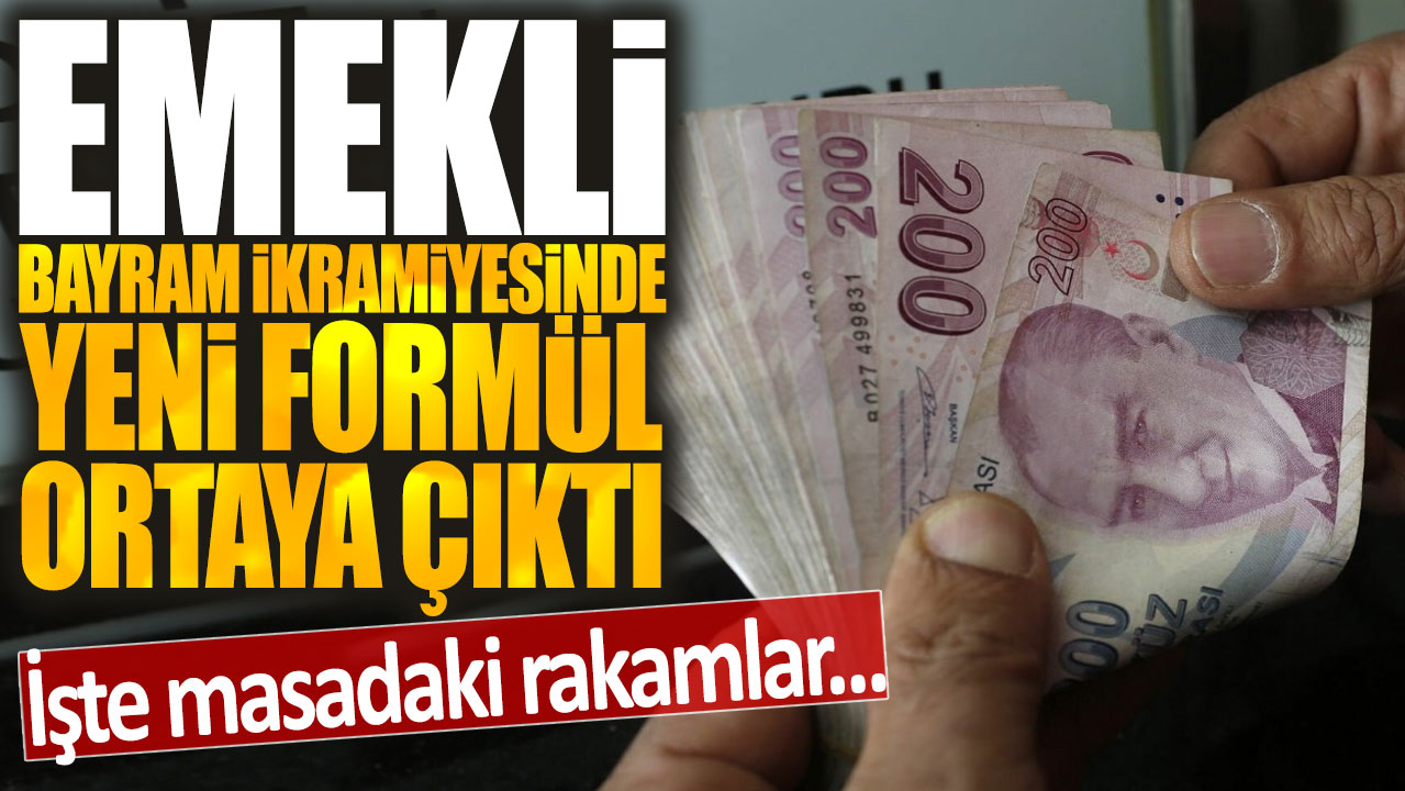 Emekli bayram ikramiyesinde yeni formül ortaya çıktı: İşte masadaki rakamlar...