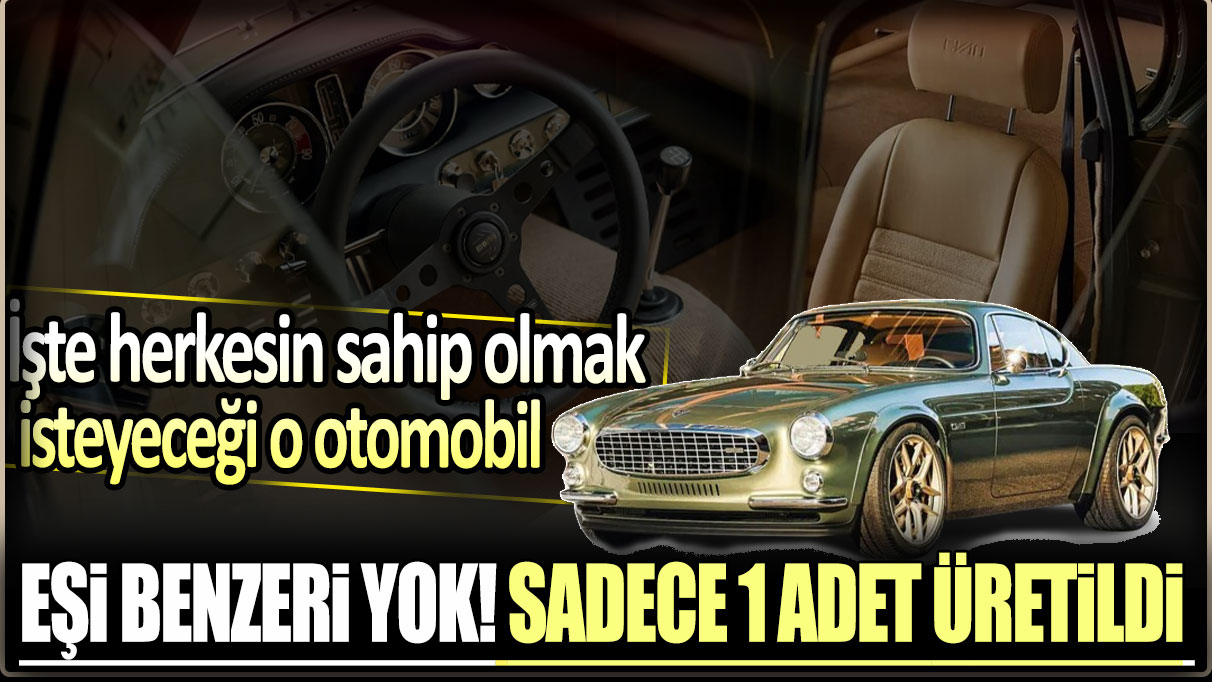 Eşi benzeri yok! Sadece 1 adet üretildi... İşte herkesin sahip olmak isteyeceği o otomobil