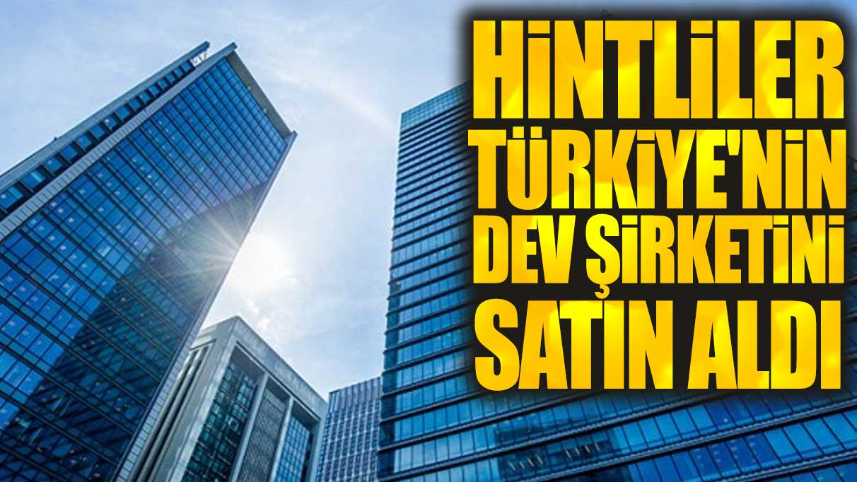 Hintliler Türkiye'nin dev şirketini satın aldı