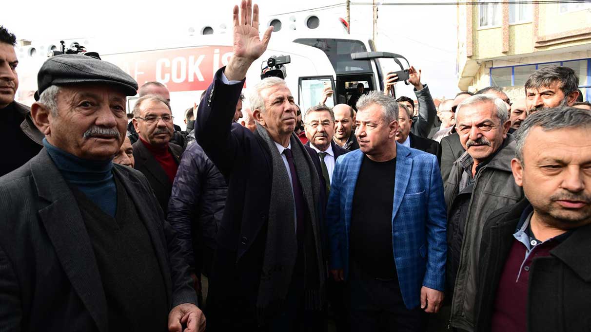 Mansur Yavaş’a Haymana’da sevgi seli!