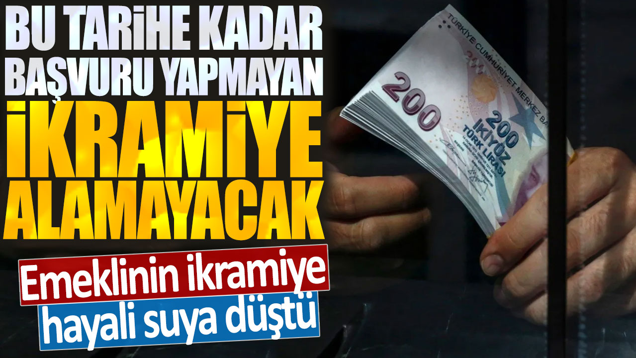 Bu tarihe kadar başvuru yapmayan ikramiye alamayacak: Emeklinin ikramiye hayali suya düştü