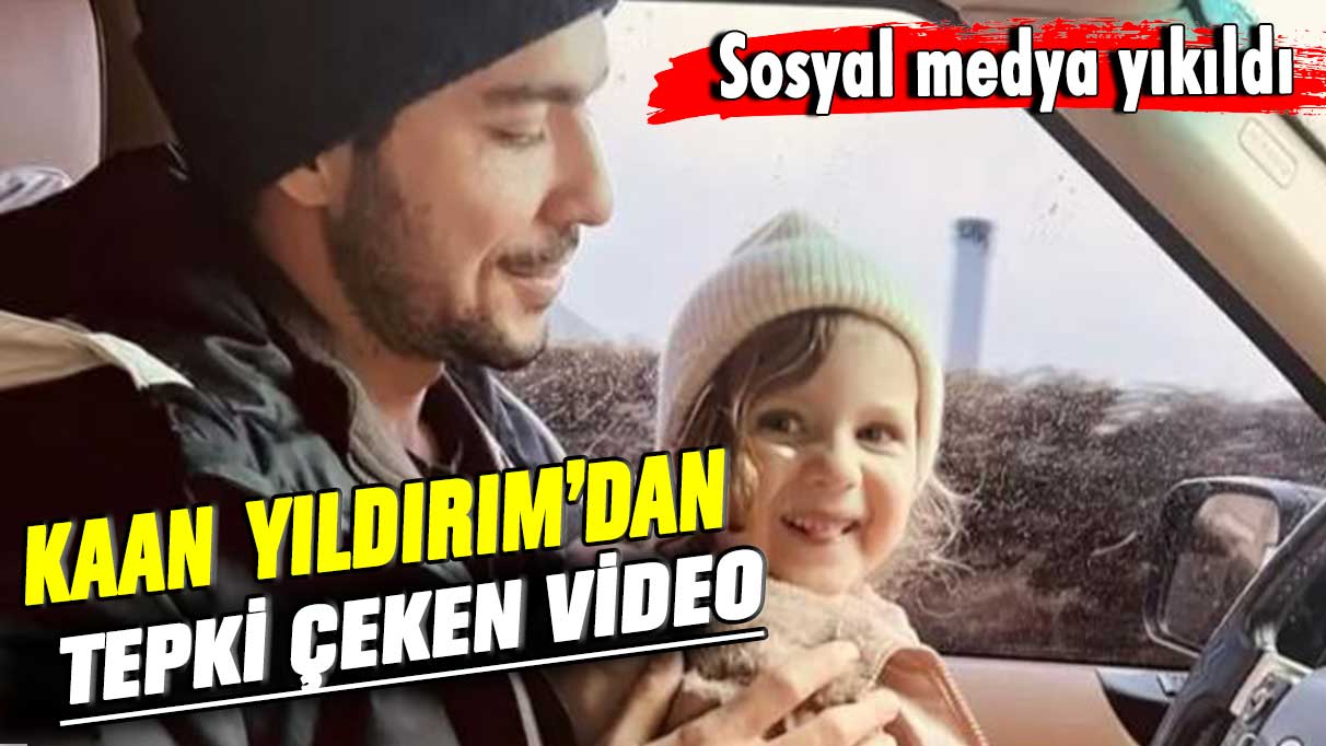 Kaan Yıldırım yeğenini şoför koltuğuna oturtup araç sürdü!