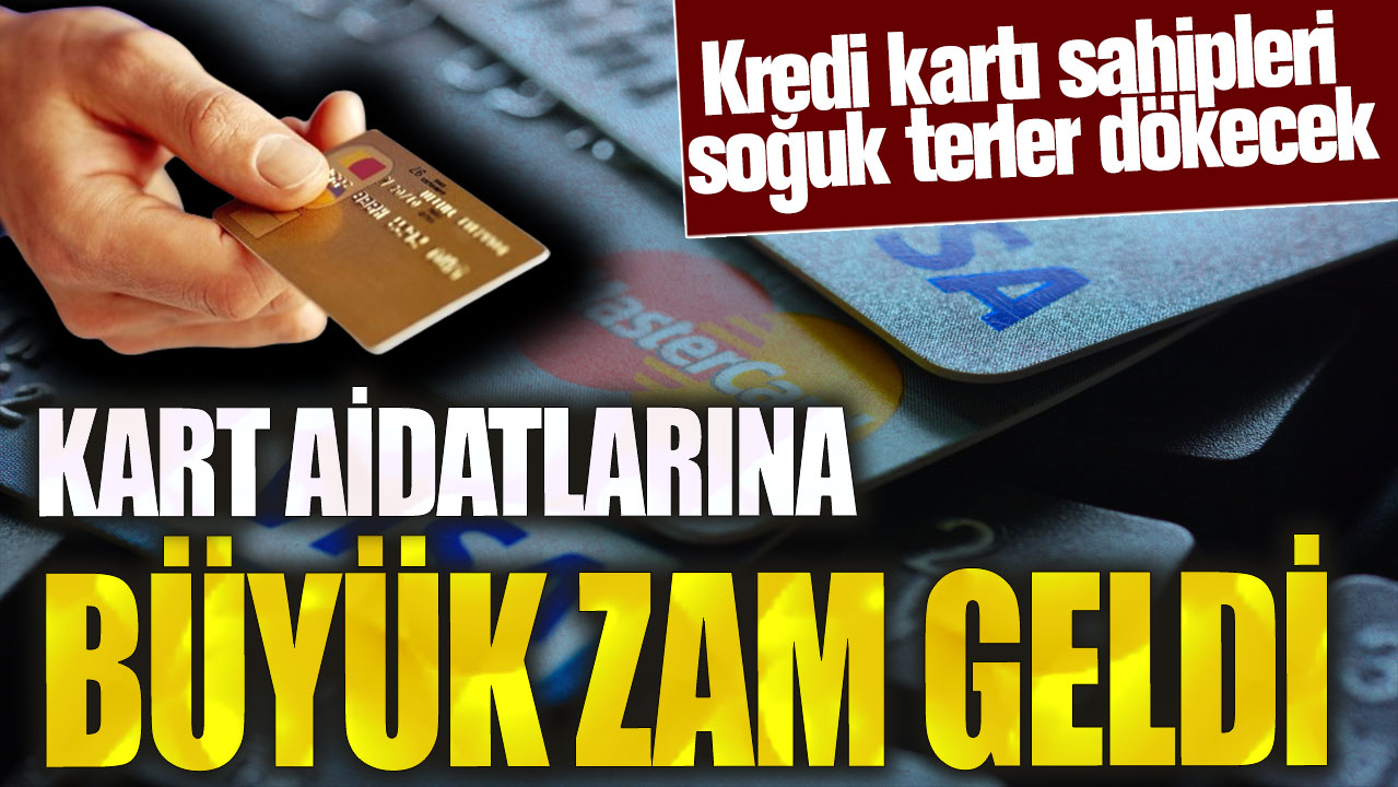 Kredi kartı sahipleri soğuk terler dökecek! Kart aidatlarına büyük zam geldi