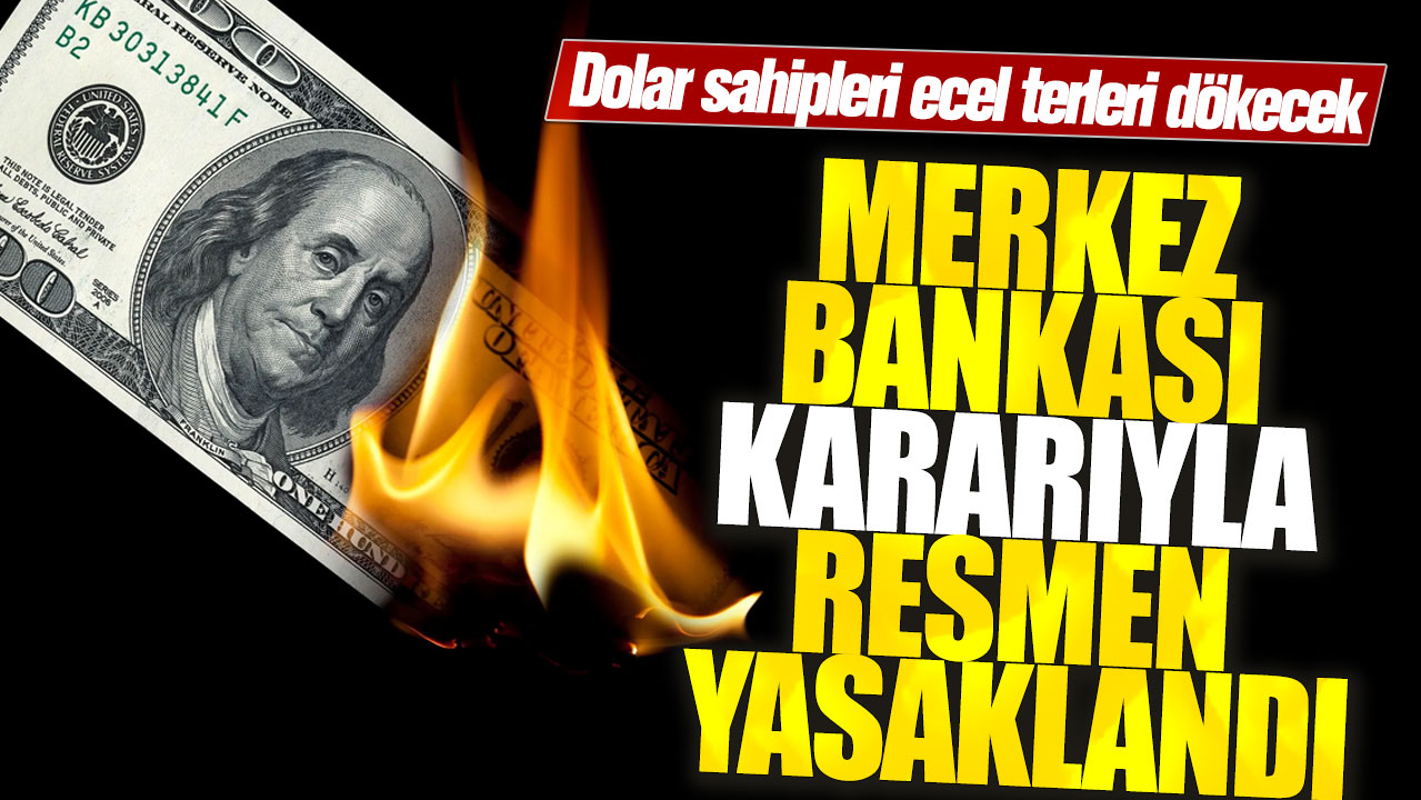 Dolar sahipleri ecel terleri dökecek! Merkez Bankası kararıyla resmen yasaklandı