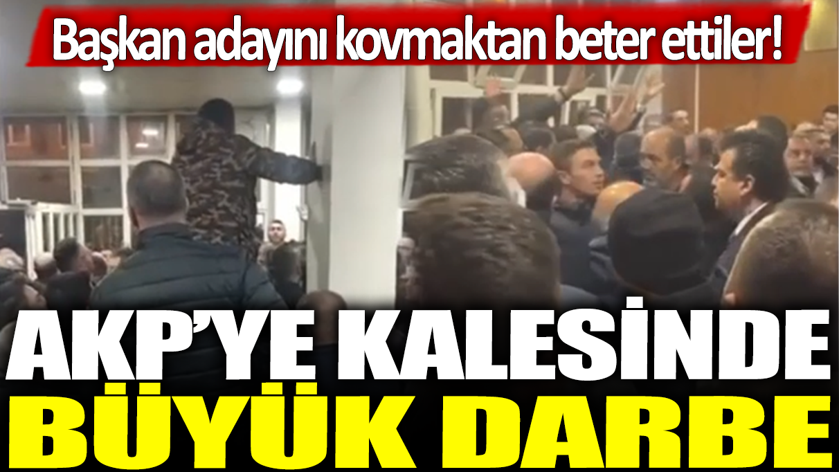 AKP'ye kalesinde büyük darbe: Başkan adayını kovmaktan beter ettiler!