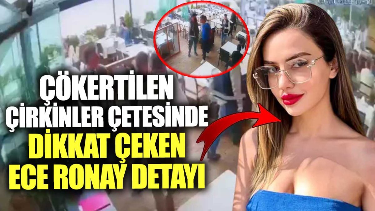 Çökertilen Çirkinler çetesinde dikkat çeken Ece Ronay detayı