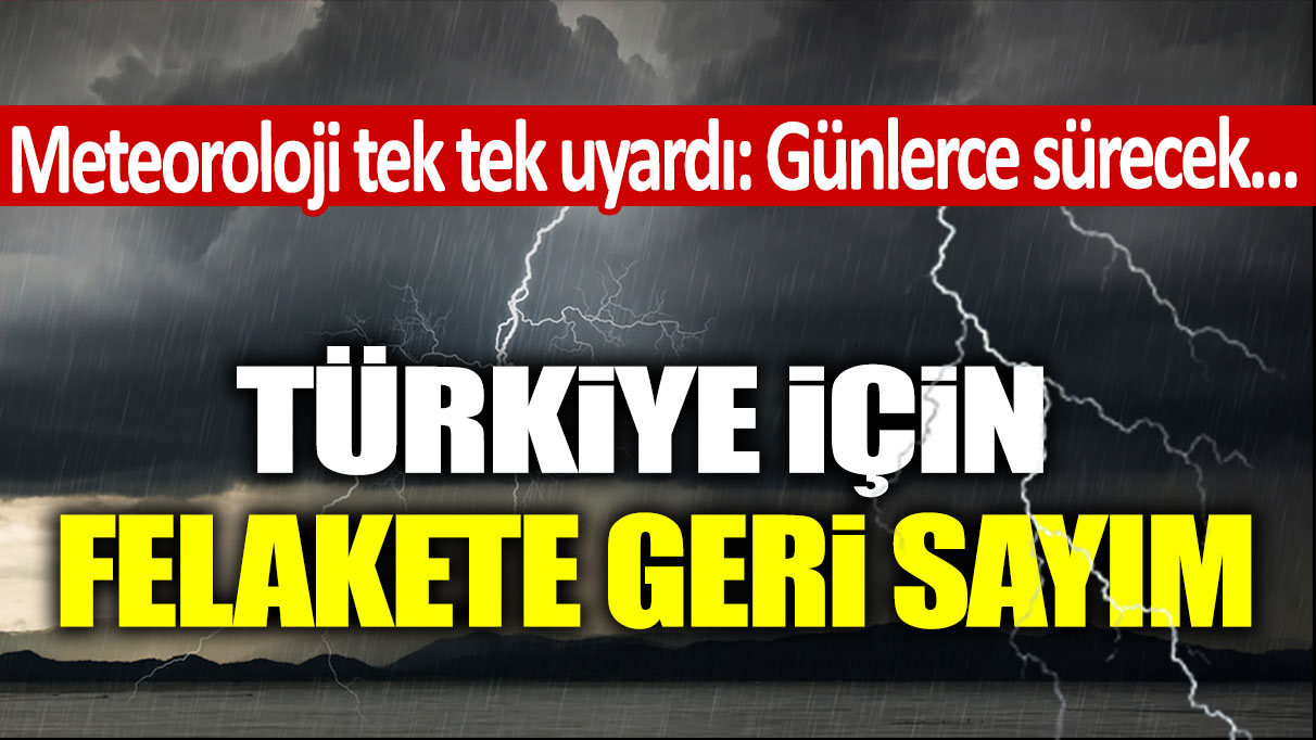 Meteoroloji tek tek uyardı: Sıcaklıklar düşecek sağanak etkili olacak!