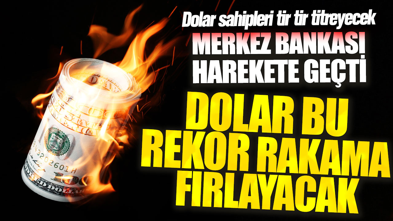 Merkez Bankası harekete geçti! Dolar bu rekor rakama fırlayacak