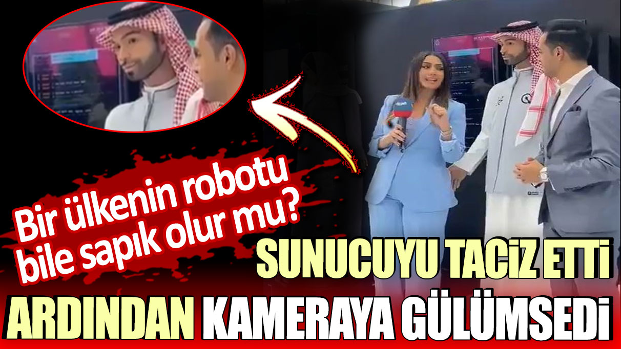 Sunucuyu taciz etti ardından kameraya gülümsedi: Bir ülkenin robotu bile sapık olur mu?