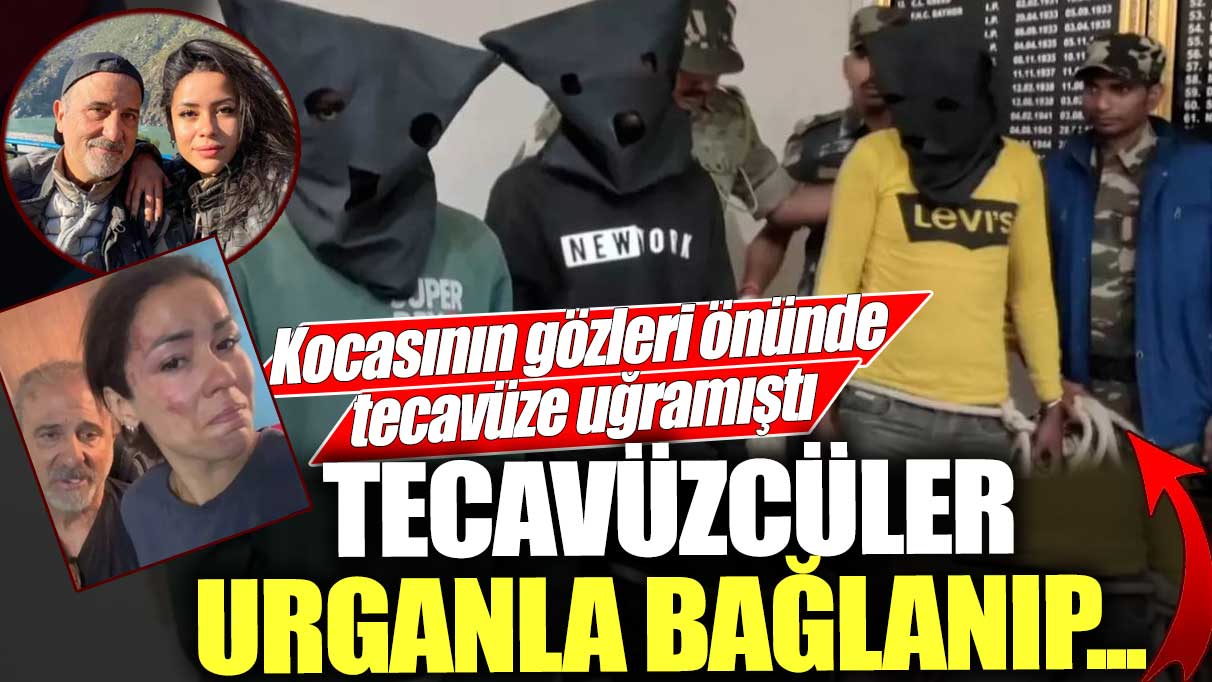 Kocasının gözleri önünde tecavüze uğramıştı! Tecavüzcüler urganla bağlanıp...