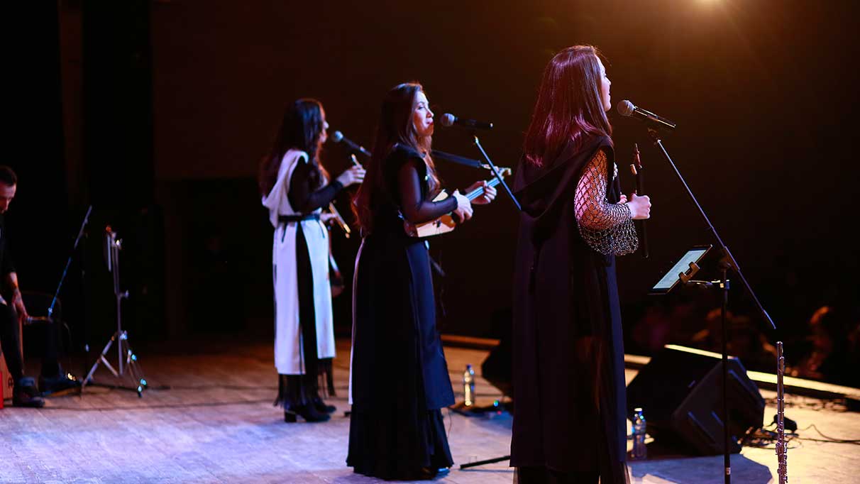 Samida müzik grubu Tiflis’te sahne aldı